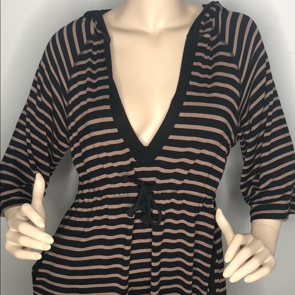 Striped tunic hooded top - Picture 3 of 11